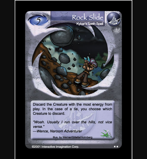 Rock Slide - Foil